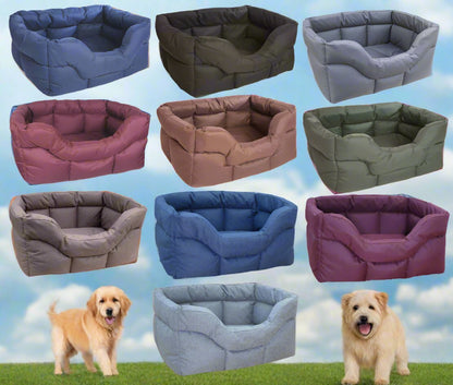 Country Dog Heavy Duty Rectangular High Sided Waterproof Dog Beds - Pet Supplier Store