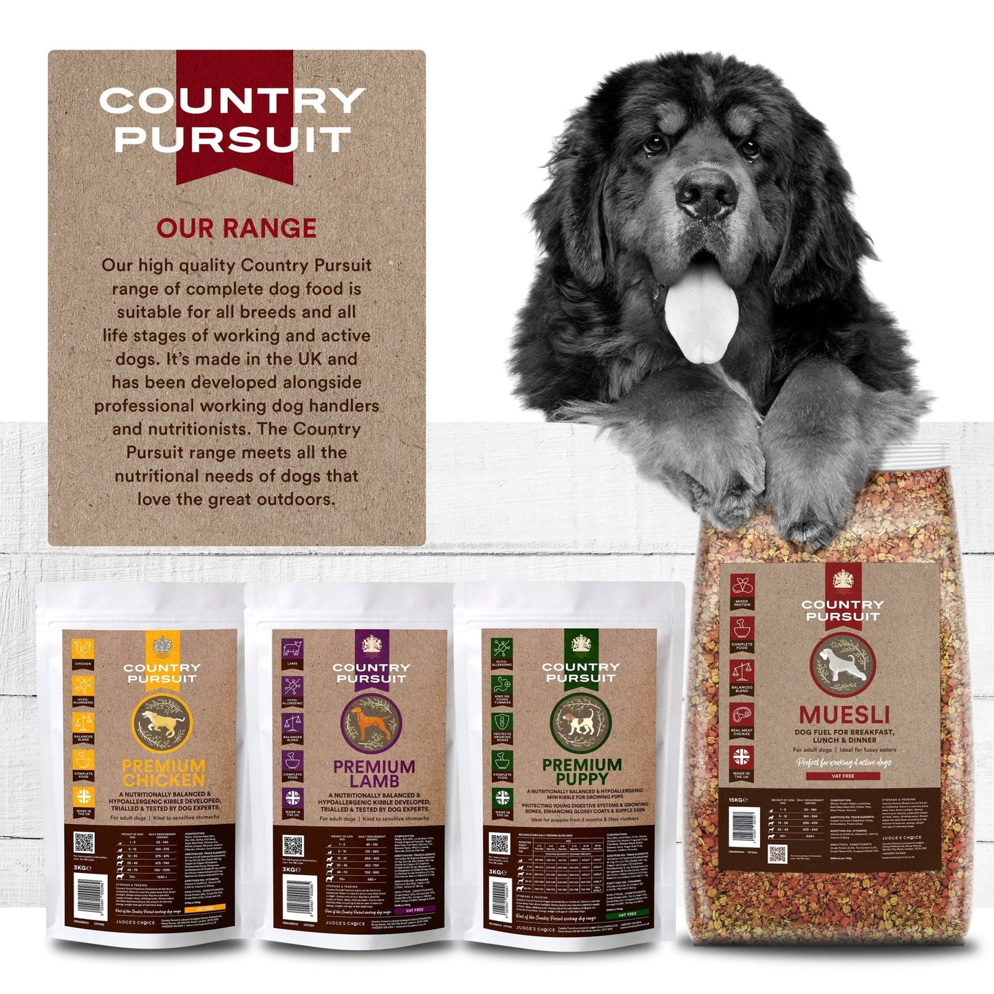 Country Pursuit Muesli Semi-Moist Complete Adult Dry Dog Food 15kg - Pet Supplier Store