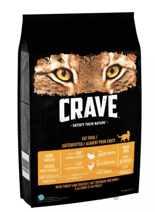 CRAVE Cat Dry with Turkey & Chicken - 7kg - Pet Supplier Store