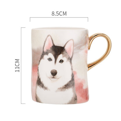 Custom design ceramic shaped dog mug - Pet Supplier Store