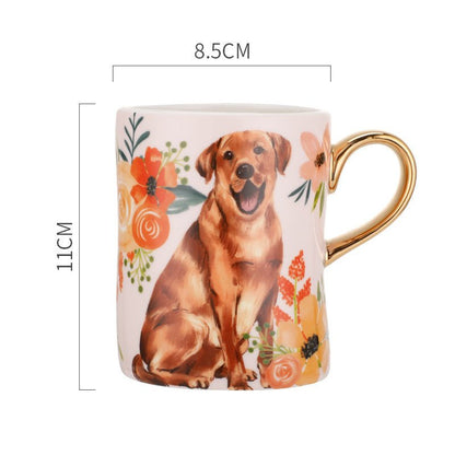 Custom design ceramic shaped dog mug - Pet Supplier Store