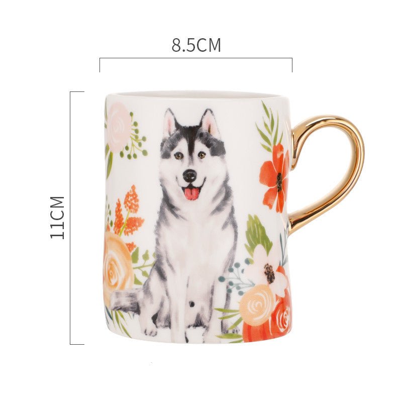 Custom design ceramic shaped dog mug - Pet Supplier Store