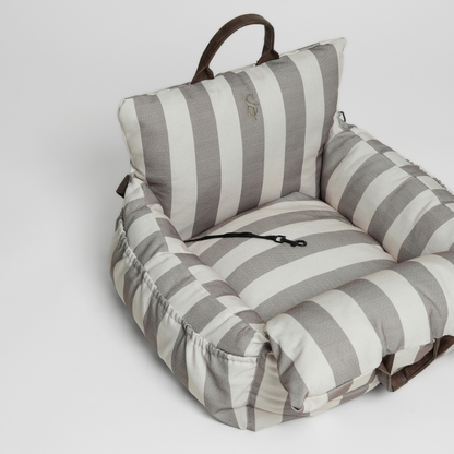 Lara Dog Striped Car Seat
