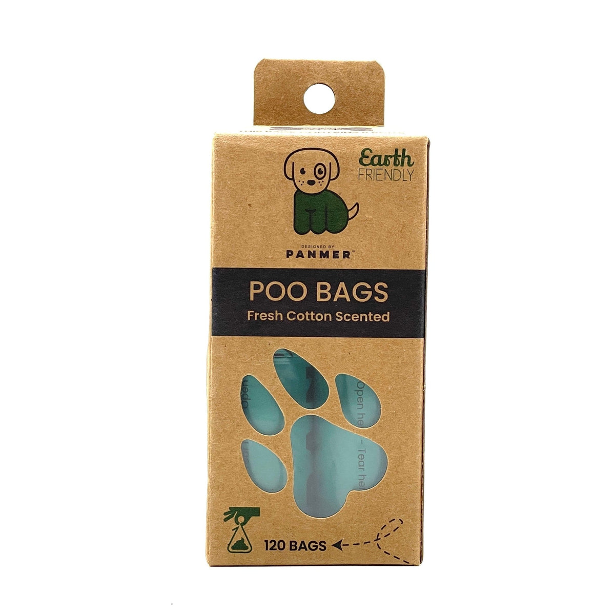 Dog Poo Bags Super Strong, Leak Proof, Fresh Cotton Scented Rolls (120 Bags) - Pet Supplier Store