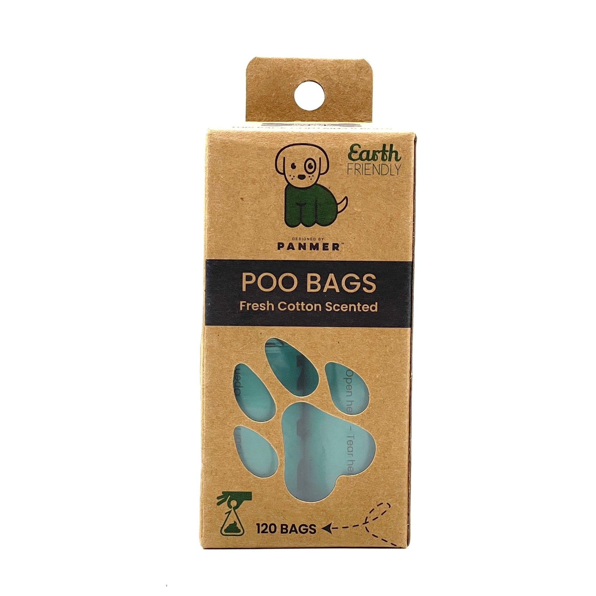 Dog Poo Bags Super Strong, Leak Proof, Fresh Cotton Scented Rolls (120 Bags) - Pet Supplier Store