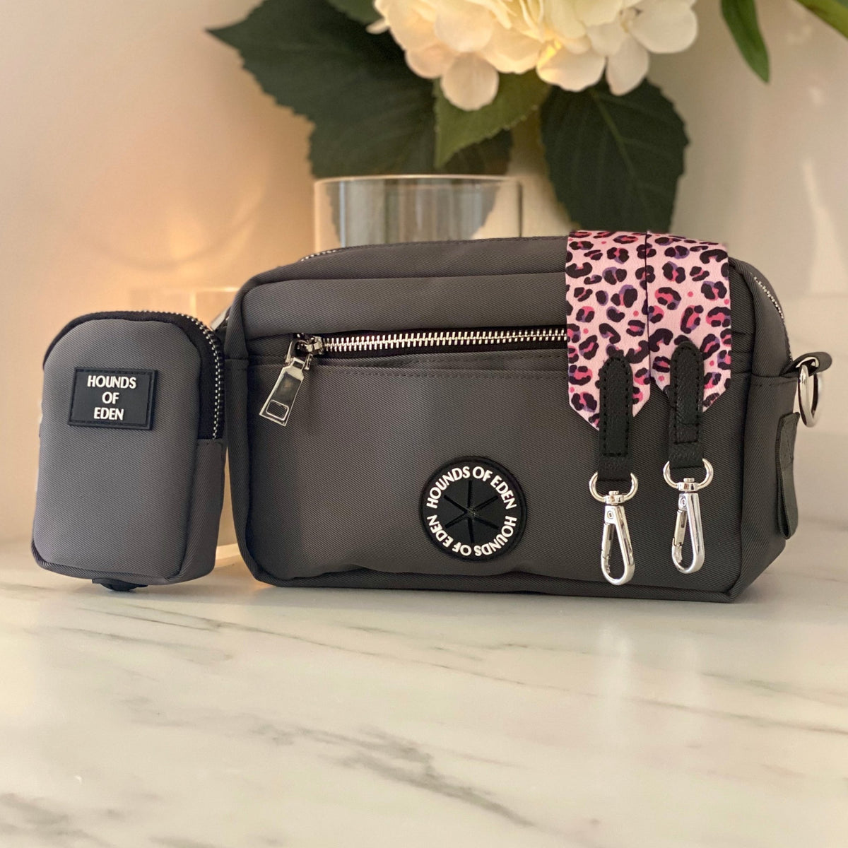 Dog Walking Bag - Grey *BAG ONLY* - Pet Supplier Store