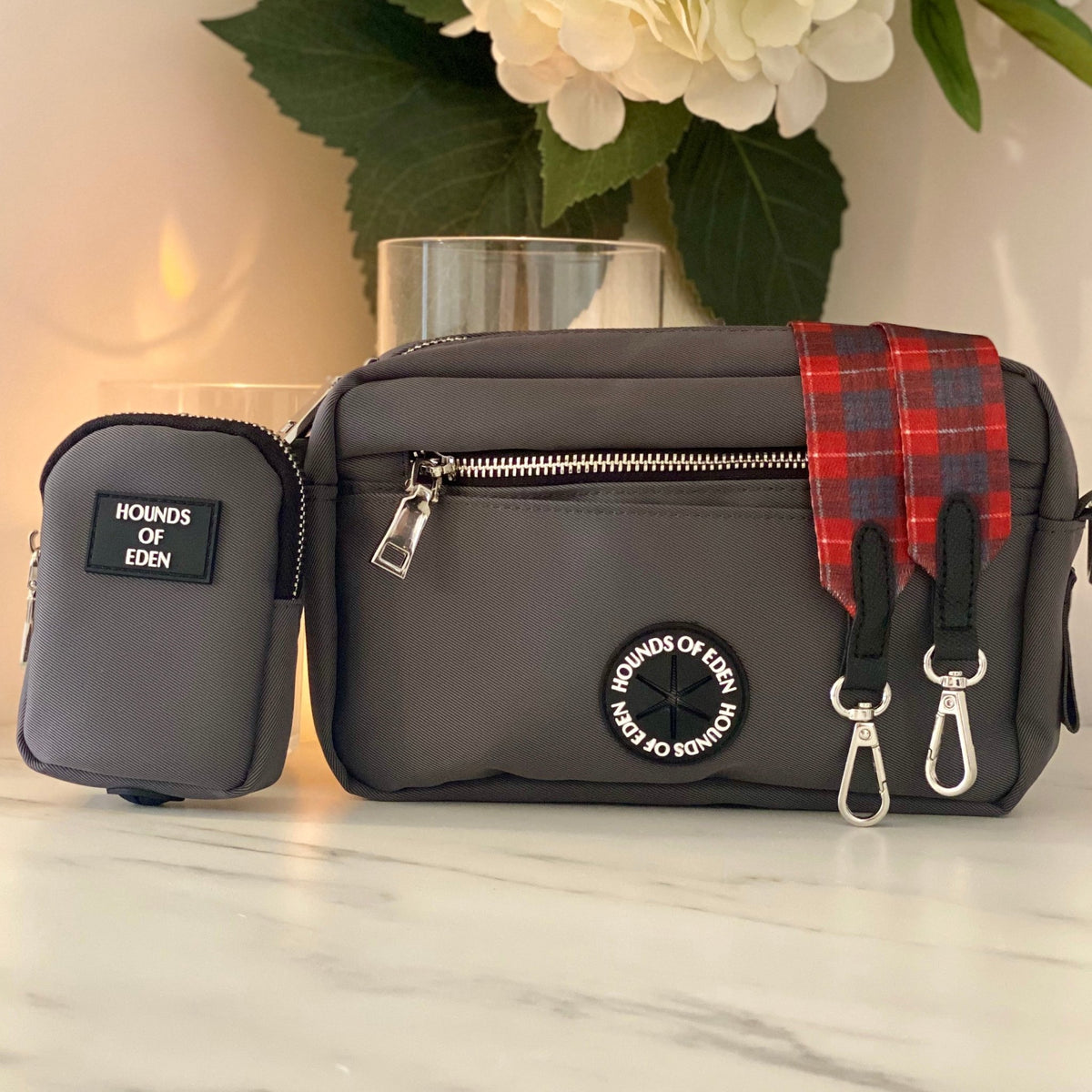 Dog Walking Bag - Grey *BAG ONLY* - Pet Supplier Store