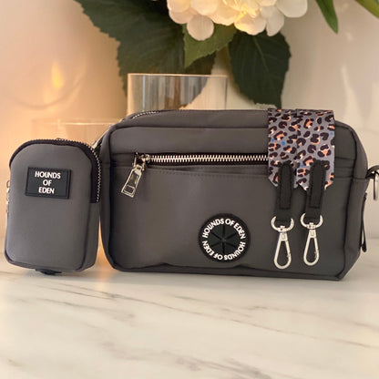 Dog Walking Bag - Grey *BAG ONLY* - Pet Supplier Store