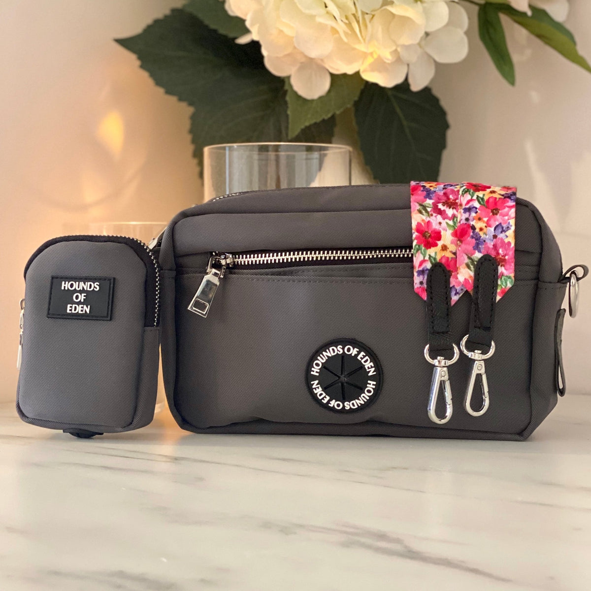 Dog Walking Bag - Grey *BAG ONLY* - Pet Supplier Store