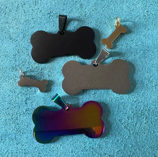 Engraved Dog Tags - Bones - Pet Supplier Store