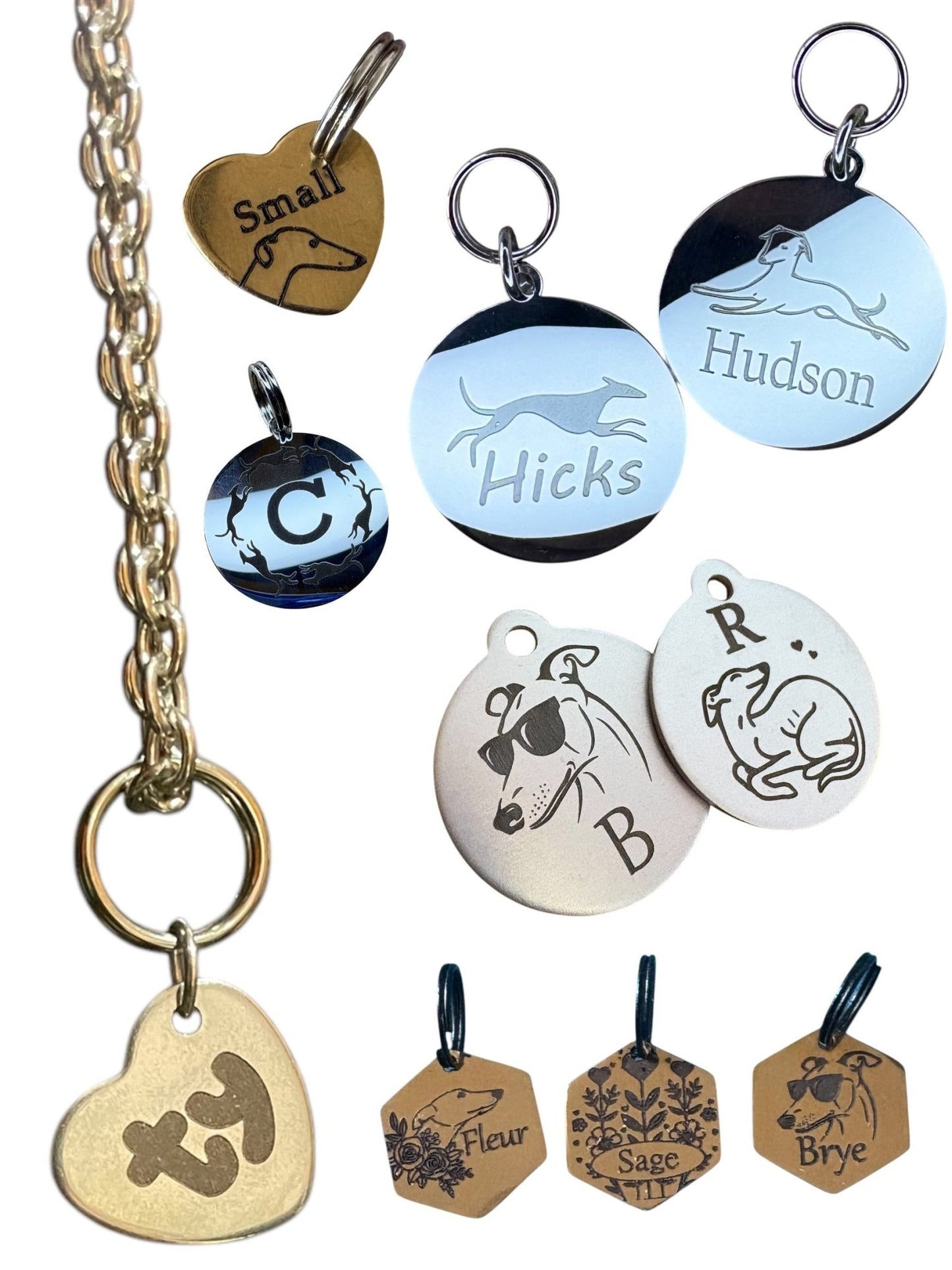 Engraved Dog Tags - Round - Pet Supplier Store