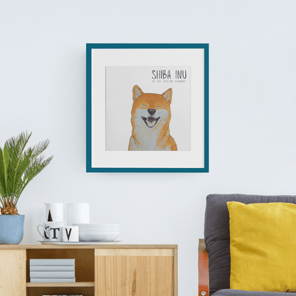 Escape Artist Elegance: The Shiba Wall Print - Pet Supplier Store