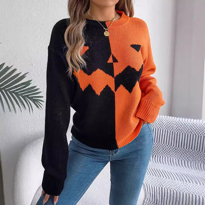 Halloween Sweater Fashion Long Sleeve T-shirt