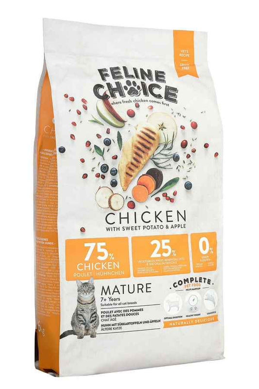 Feline Choice Complete Mature Dry Cat Food - Chicken 2kg - Pet Supplier Store