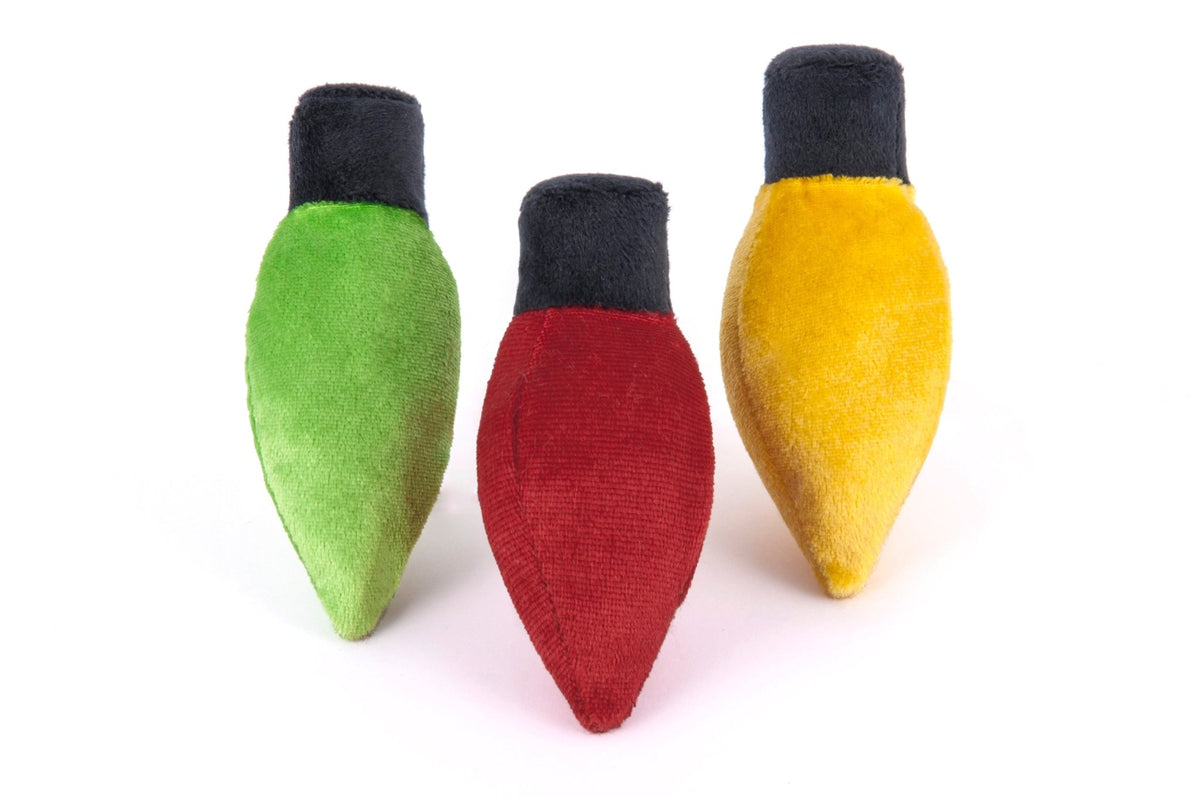 Feline Frenzy Christmas Lights Cat Toy Set of 3 - Pet Supplier Store