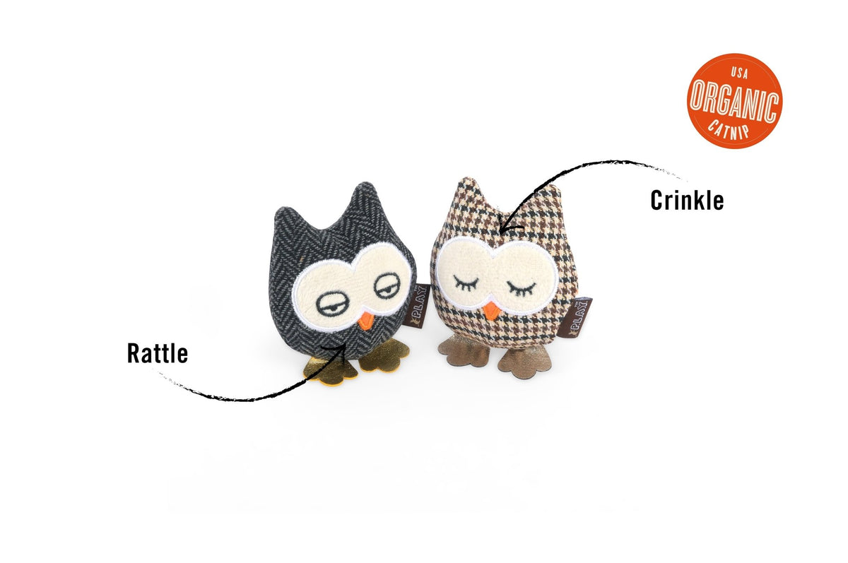 Feline Frenzy Hooti-ful Owls - Pet Supplier Store