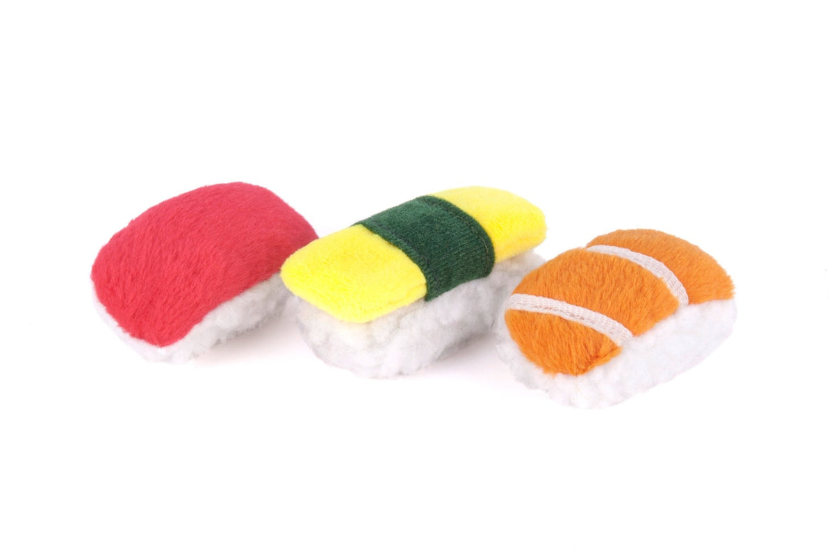 Feline Frenzy Sushi Cat Toy Set of 3 - Pet Supplier Store