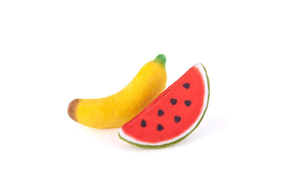 Feline Frenzy Tropical Fruits Cat Toy Set of 2 - Pet Supplier Store