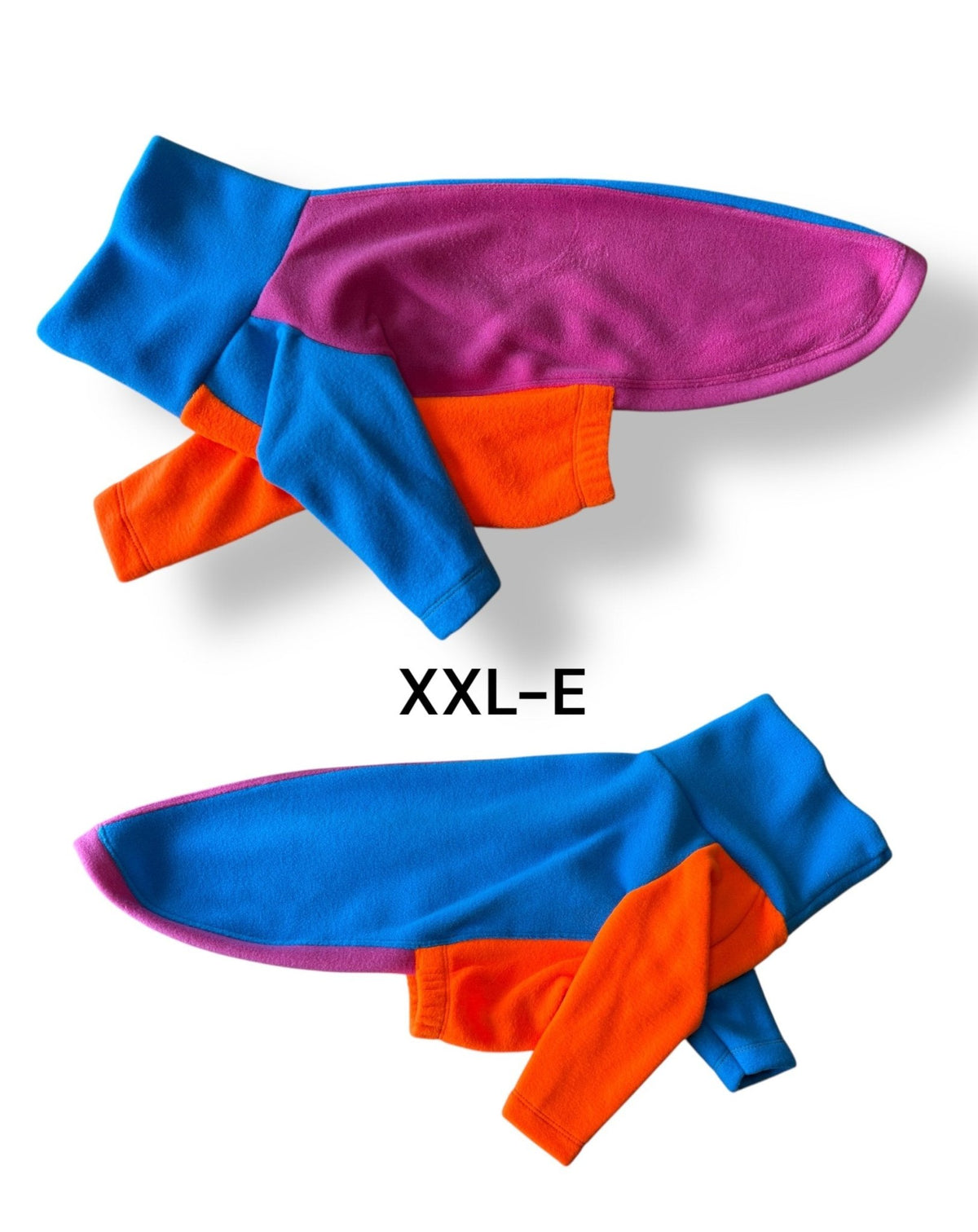 Fleece Jumper - Neon Colour Block - Pet Supplier Store