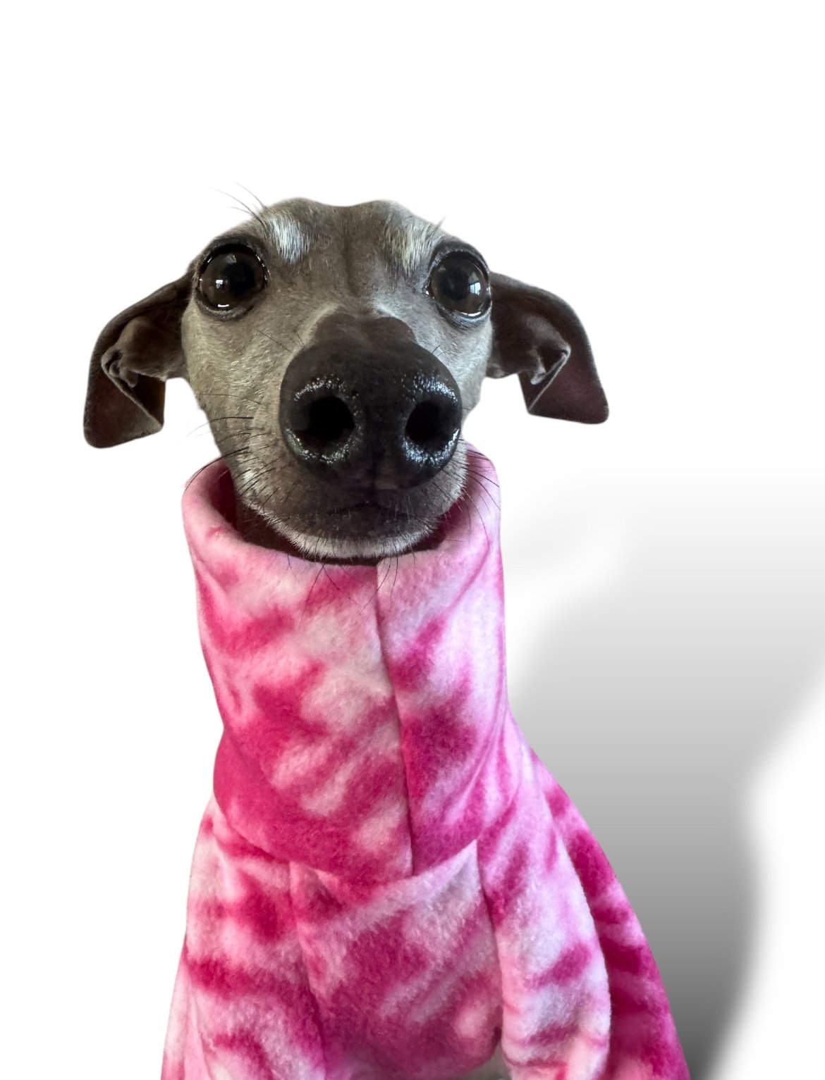 Fleece Jumper - Pink Tie Dye - Pet Supplier Store