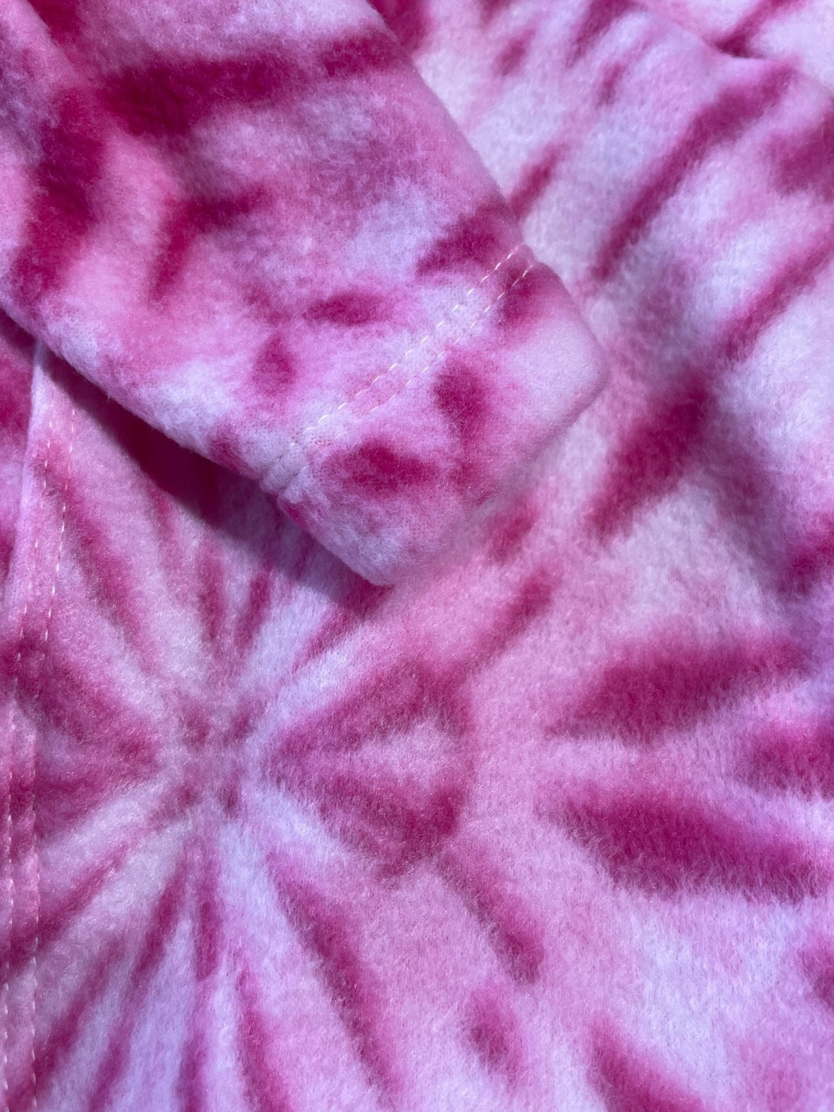 Fleece Jumper - Pink Tie Dye - Pet Supplier Store