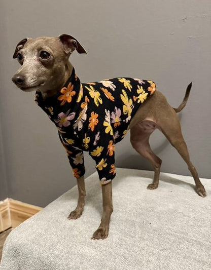 Fleece Lined Sweatshirt Jumper - Flower Power - Pet Supplier Store