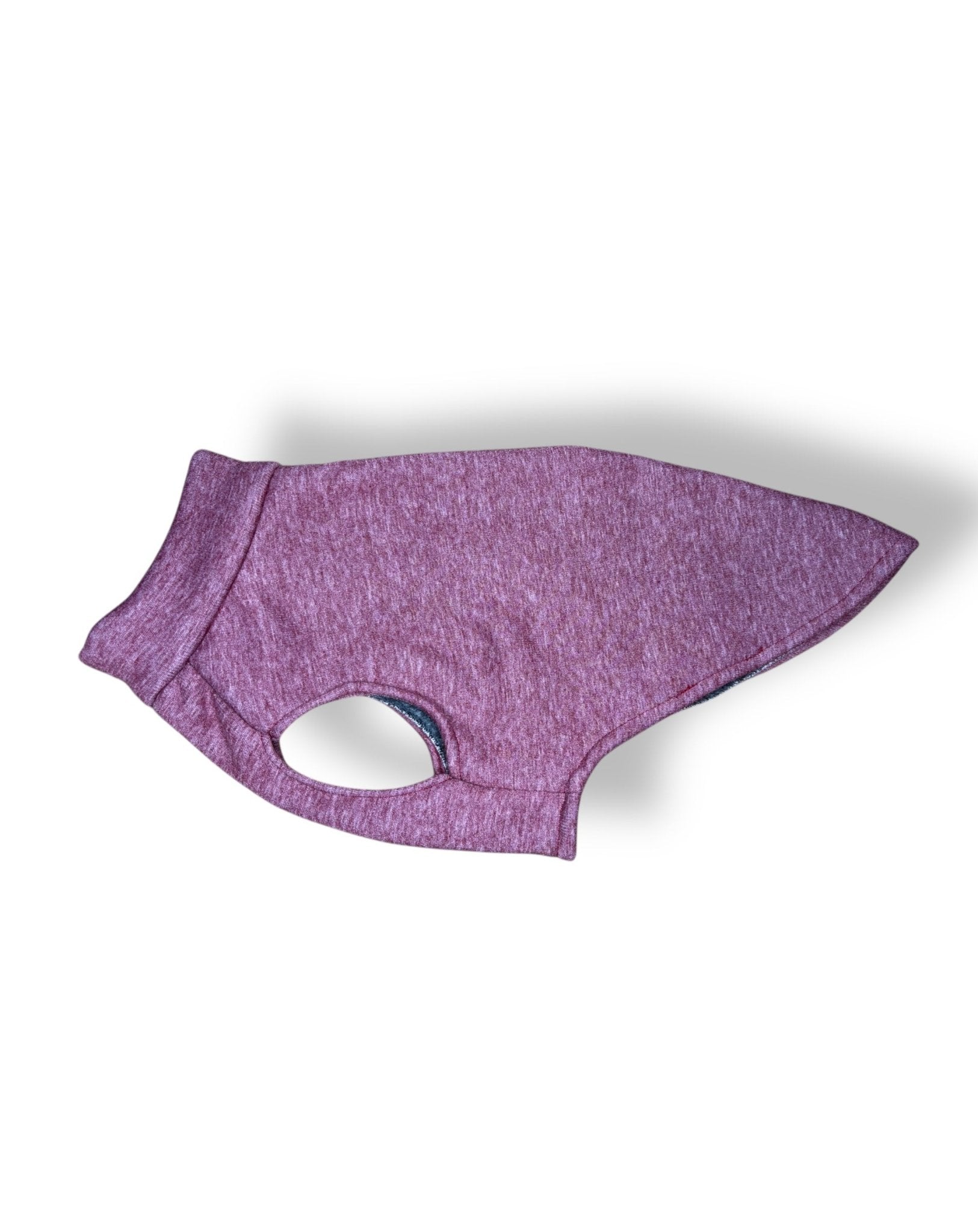 Fleece Lined Sweatshirt Vest - Burgundy - Pet Supplier Store