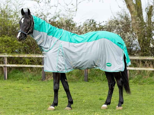 Fly Turnout Combination Rug (MESH) - Green - Pet Supplier Store