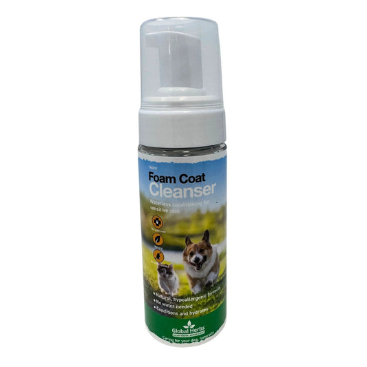Foam Coat Cleanser 140ml - Global Herbs - Canine - Pet Supplier Store