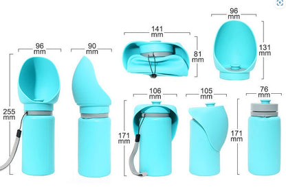 Folding pet outdoor walking travel mug - Pet Supplier Store