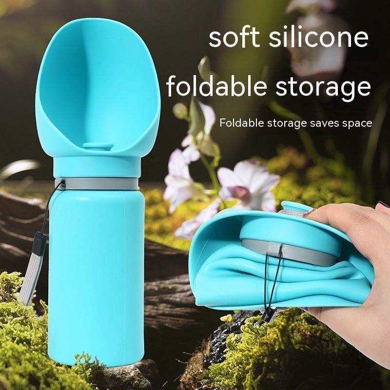 Folding pet outdoor walking travel mug - Pet Supplier Store