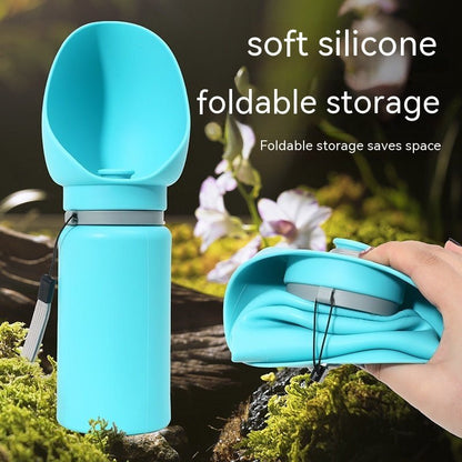 Folding pet outdoor walking travel mug - Pet Supplier Store