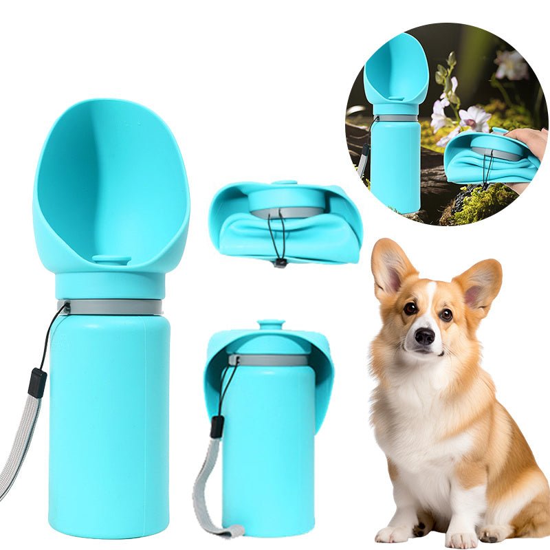 Folding pet outdoor walking travel mug - Pet Supplier Store