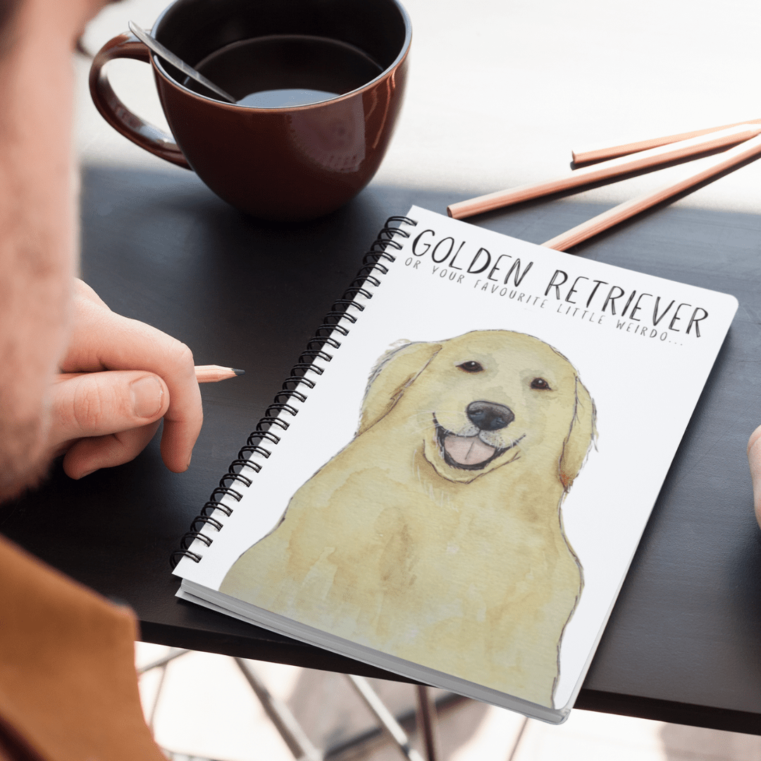 Golden Retriever Thoughts: A Notebook for Your Deepest (or Silliest) Ideas - Pet Supplier Store