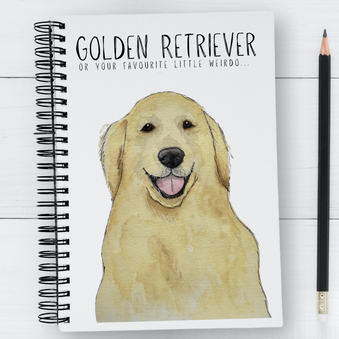 Golden Retriever Thoughts: A Notebook for Your Deepest (or Silliest) Ideas - Pet Supplier Store