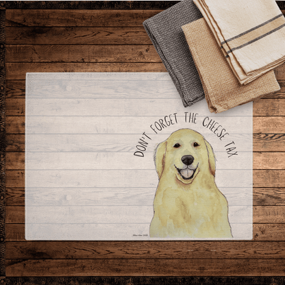 Golden Rule: Pay the Cheese Tax – Chopping Board - Pet Supplier Store