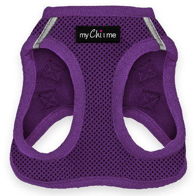 Tiny Trails Step In Air Mesh Puppy and Small Dog Harness Purple