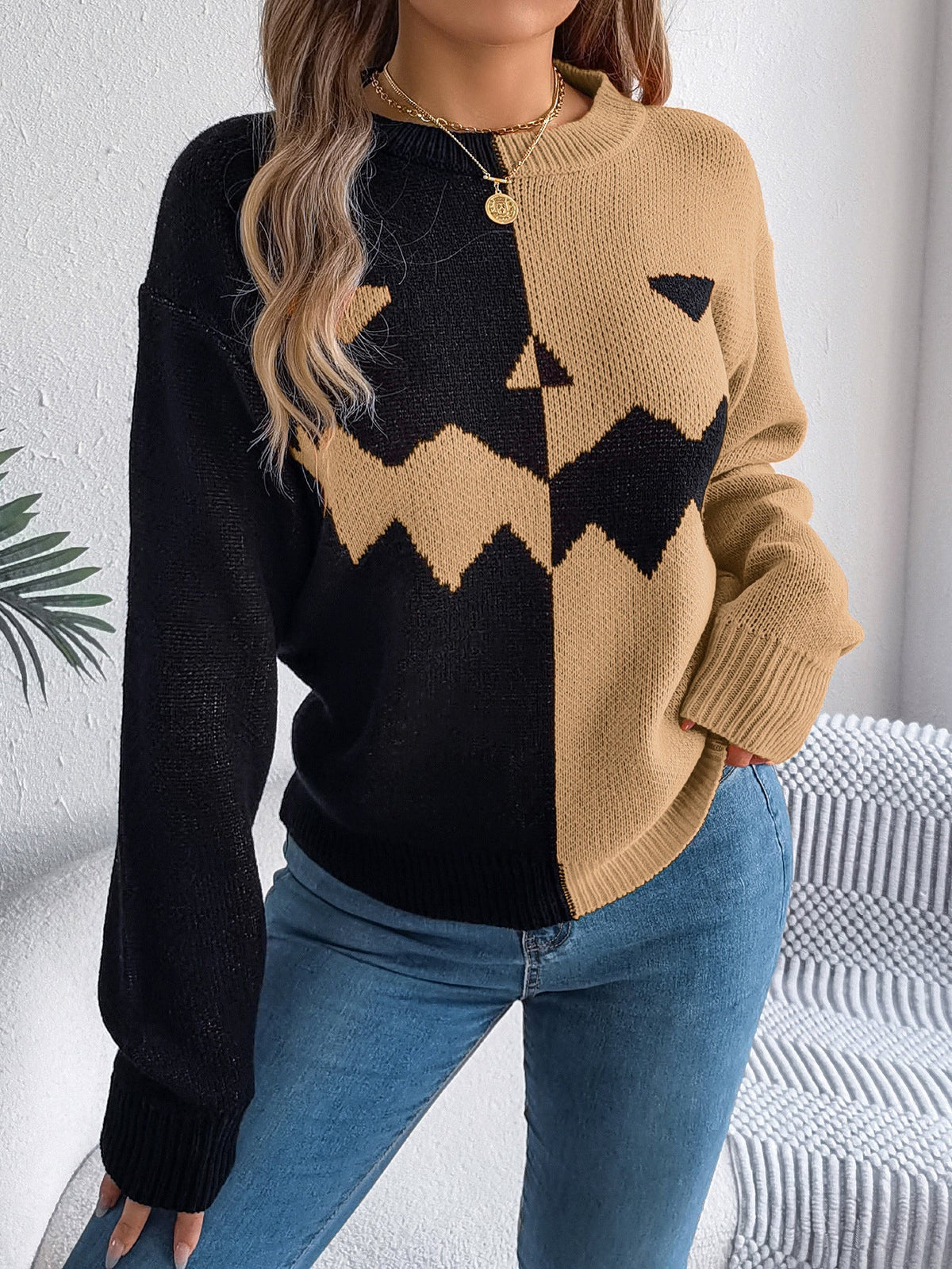 Halloween Sweater Fashion Long Sleeve T-shirt - Pet Supplier Store