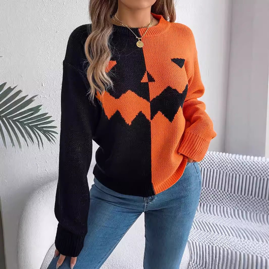 Halloween Sweater Fashion Long Sleeve T-shirt - Pet Supplier Store