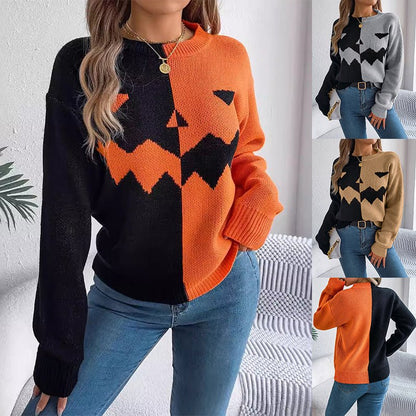 Halloween Sweater Fashion Long Sleeve T-shirt - Pet Supplier Store