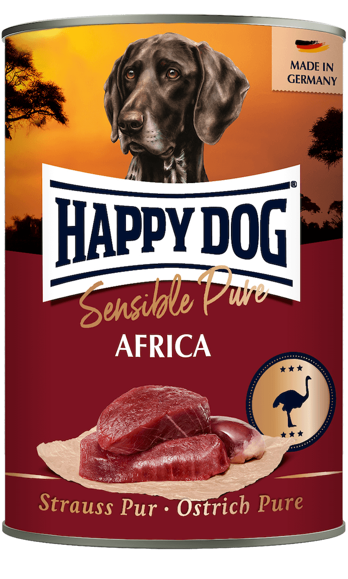 Happy Dog Pure Ostrich Wet Dog Food (Africa) - Pet Supplier Store