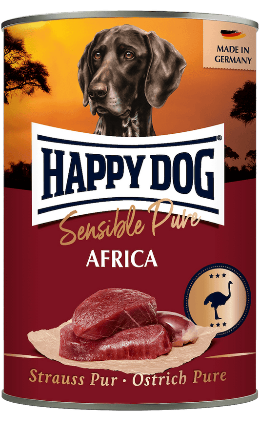 Happy Dog Pure Ostrich Wet Dog Food (Africa) - Pet Supplier Store