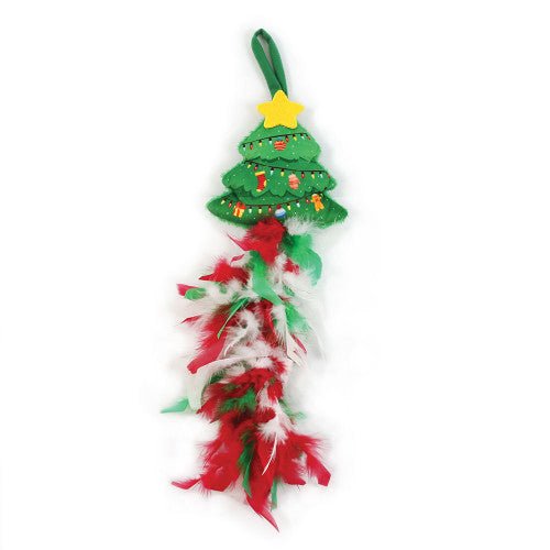 Happy Pet Christmas - Christmas Tree Door Hanger Cat Toy - Pet Supplier Store