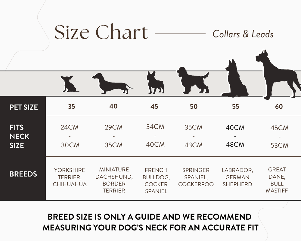 Herringbone & Leather Collar - Balmoral - Pet Supplier Store
