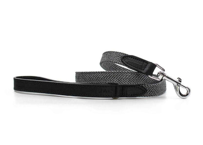 Herringbone & Leather Lead - Balmoral
