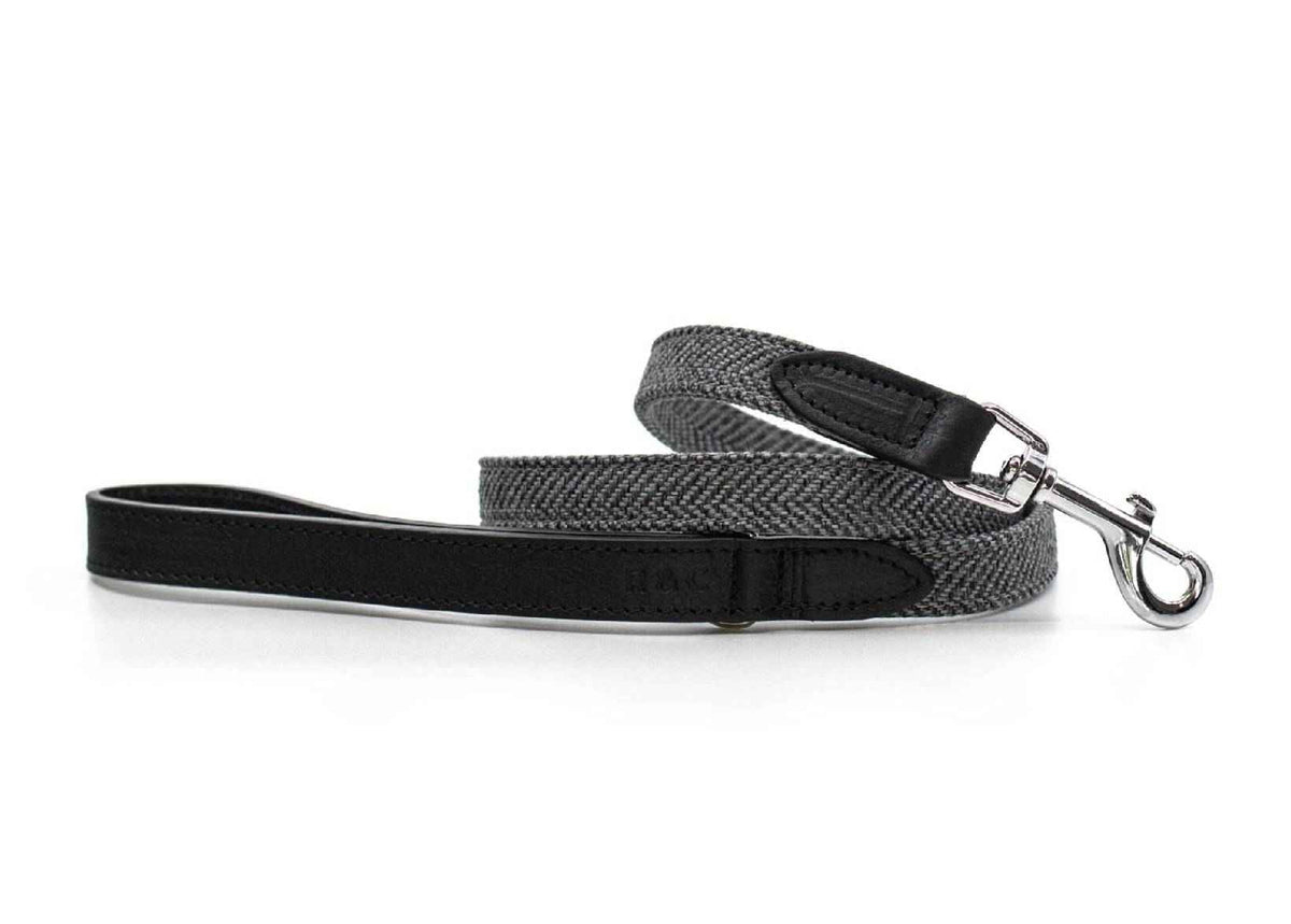 Herringbone & Leather Lead - Balmoral - Pet Supplier Store