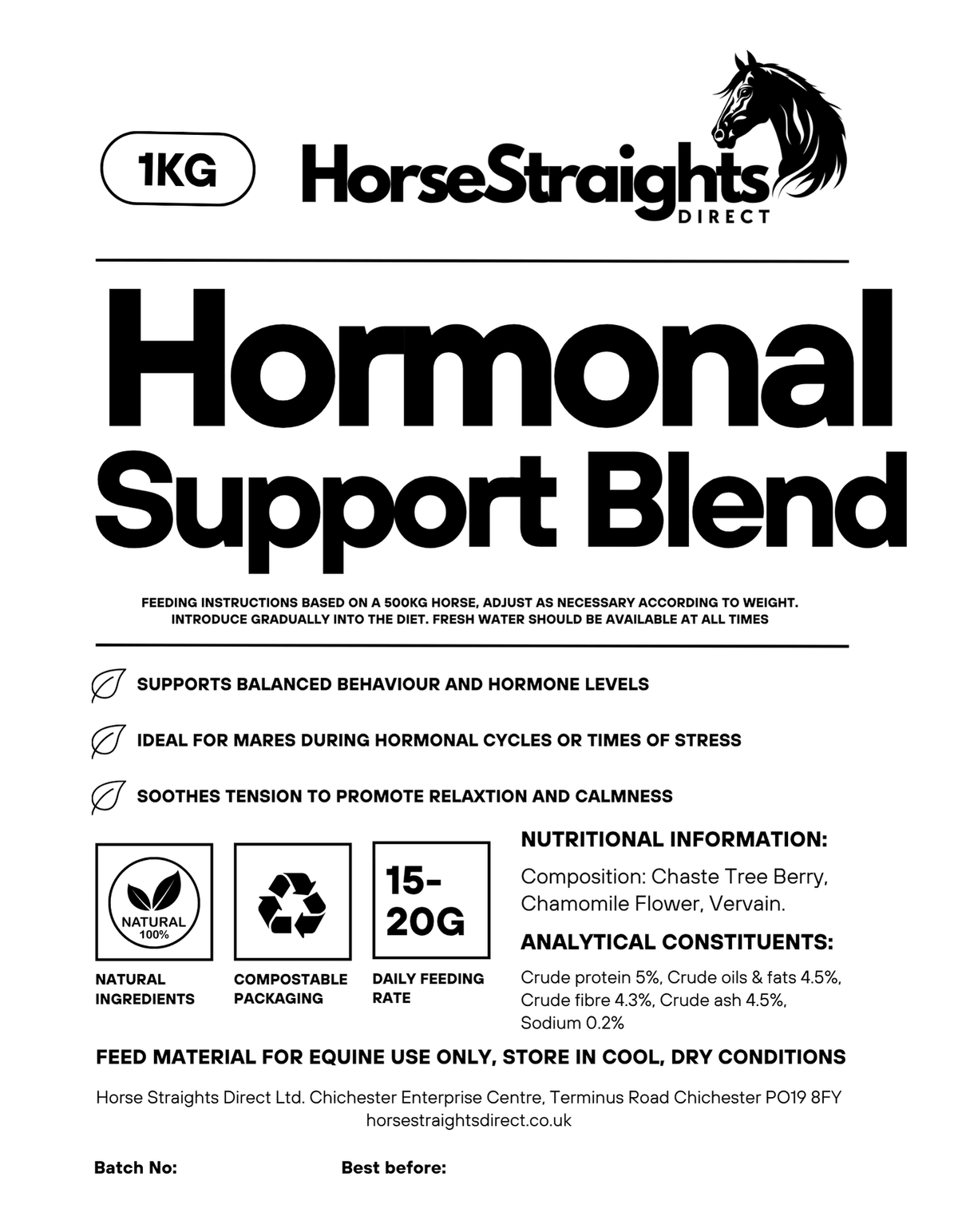 Hormonal Support Blend - Pet Supplier Store