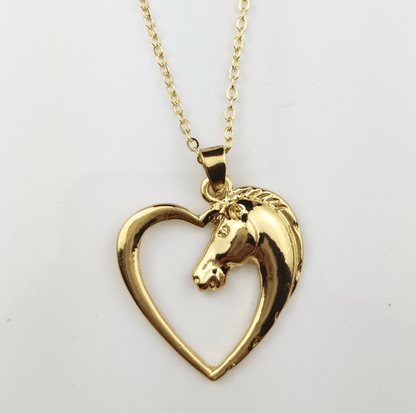 Horse Necklace Silver Colour Horse Head - Pet Supplier Store