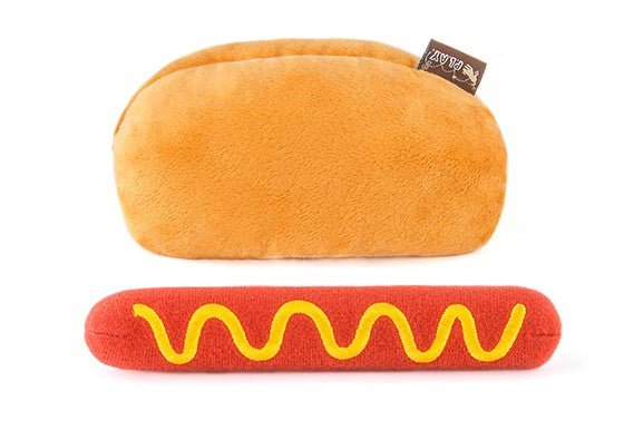 Hot Dog Plush Dog Toy - Pet Supplier Store