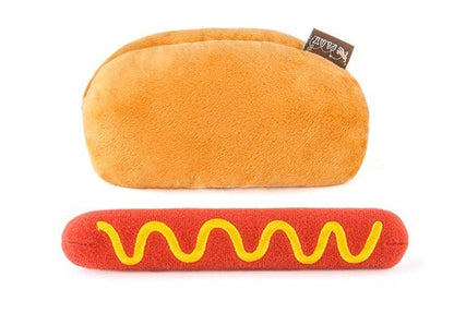 Hot Dog Plush Dog Toy - Pet Supplier Store